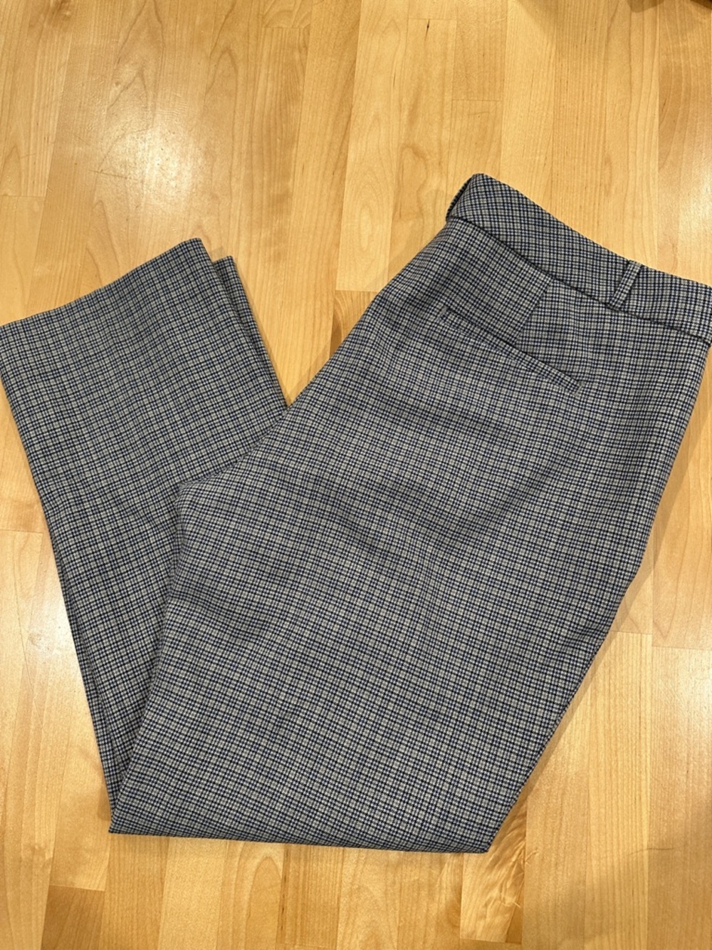 Banana Republic Women’s Gray Glen Plaid Dress Pants 14S